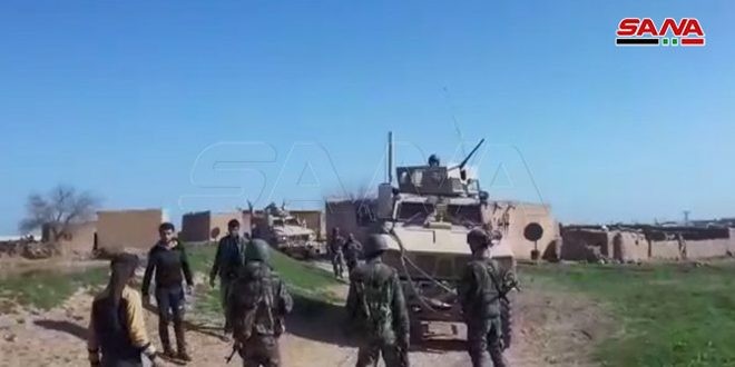 بالصور ..مرة جديدة أهالي ريف الحسكة السورية يمنعون الأرتال الأميركية من دخول أراضيهم