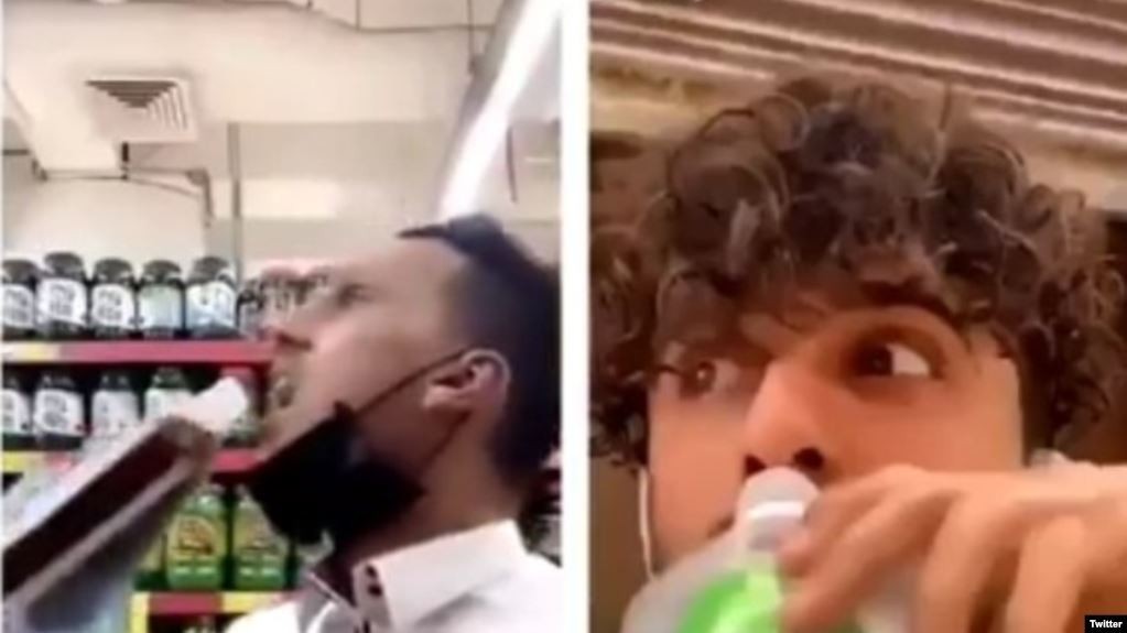 سعوديان يشربان المعمقات خوفاً من كورونا والسلطات تودعهما السجن