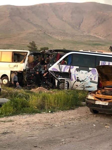 هل لقي الحجاج العراقيون حتفهم في سورية نتيجة عمل إرهابي ..الداخلية السورية توضح..فيديو