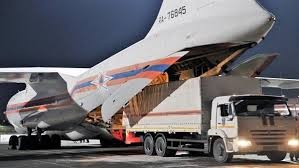 في سابقة تاريخية .. أول طائرة مساعدات روسية تتجه نحو أميركا