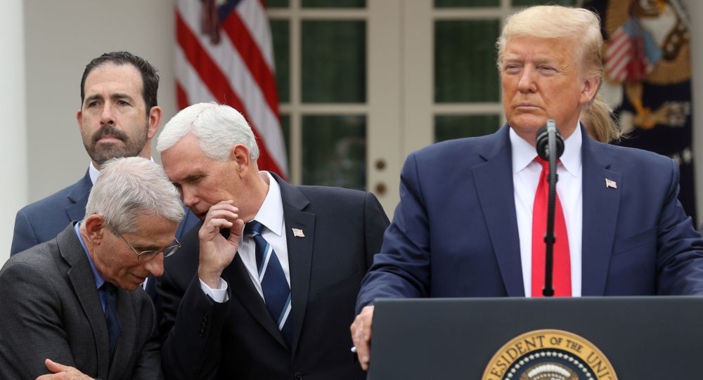 بعنصرية صرفة.. ترامب يصف كرورونا بالفيروس الصيني