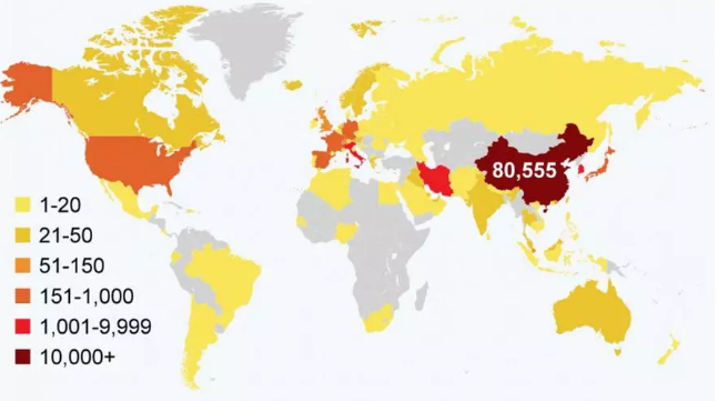 تعرّف على خريطة العالم الفيروسية 