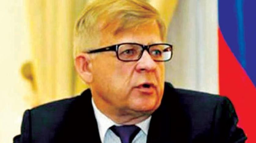 السفير الروسي الكسندر زاسبيكن في مقابلة مع الاعلامي حسين مرتضى يؤكد على الثوابت الروسية في العلاقة مع سورية.