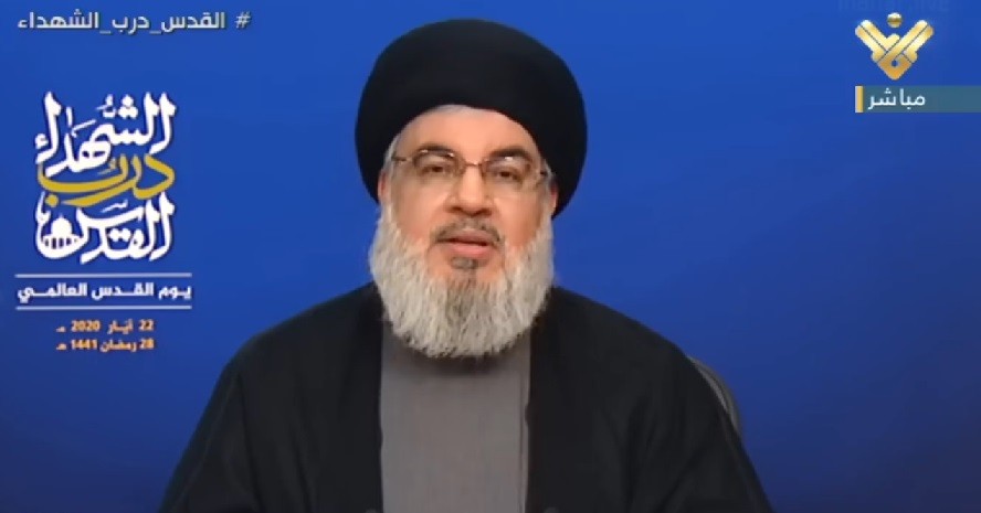 نصر الله: لا تنازل عن القضية الفلسطينية والحق لا يتغير بمرور الزمن ولو اعترف كل العالم بشرعية ما سرقه اللص
