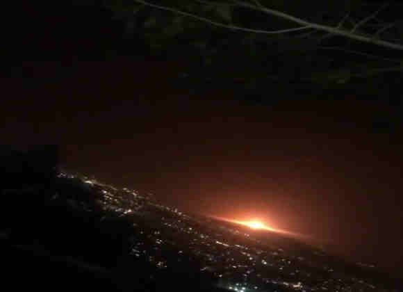 انفجار عنيف يهز شرق طهران..تحديث, فيديو