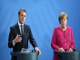 ماكرون خلال مؤتمر صحفي مع ميركل.. تركيا أكثر دولة من حيث التدخلات الأجنبية في ليبيا