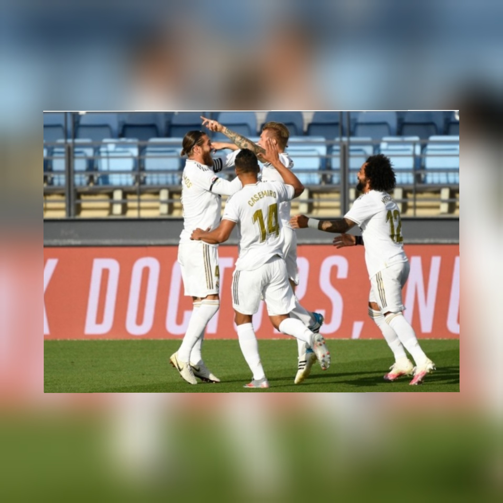 ريال مدريد يهزم إيبار 3/1 بمباراة من دون جمهور