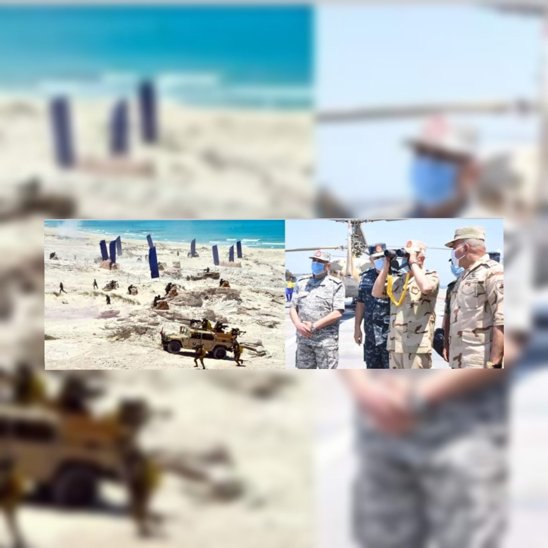 بالفيديو الجيش المصري يطلق مناورة( حسم 2020) على الاتجاه الاستراتيجي الغربي