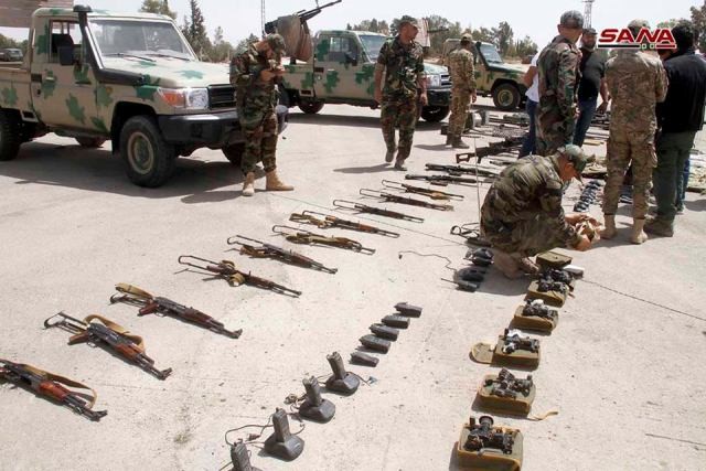 الأمن السوري يوقف شحنة أسلحة كانت متجهة إلى إدلب