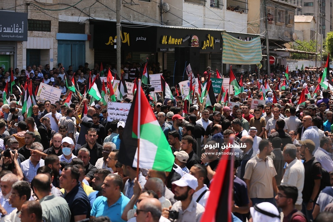 هبة جماهيرية فلسطينية ضد مشروع الضم والقضم الصهيوني لما تبقَ من أراضٍ فلسطينية في الضفة الفلسطينية, صور