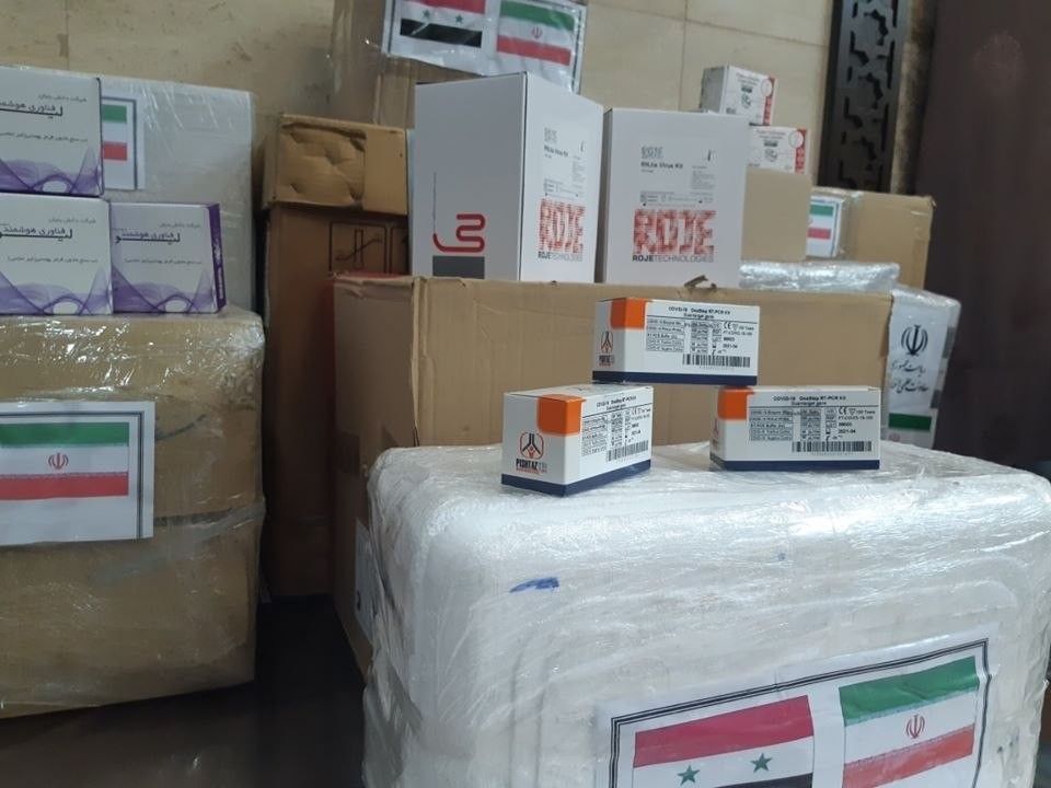 في مواجهة كورونا ...مساعدات طبية من إيران إلى سوريا