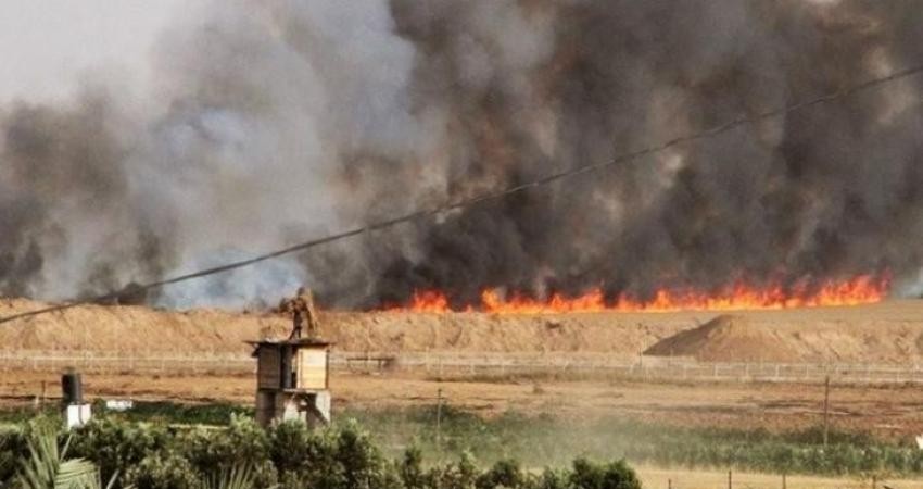 البالونات الحارقة تشعل مستوطنات غلاف غزة