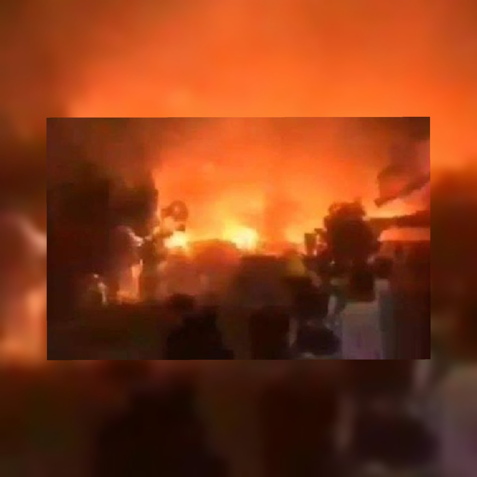 انفجار مسبب حريق مبنى في إيلات