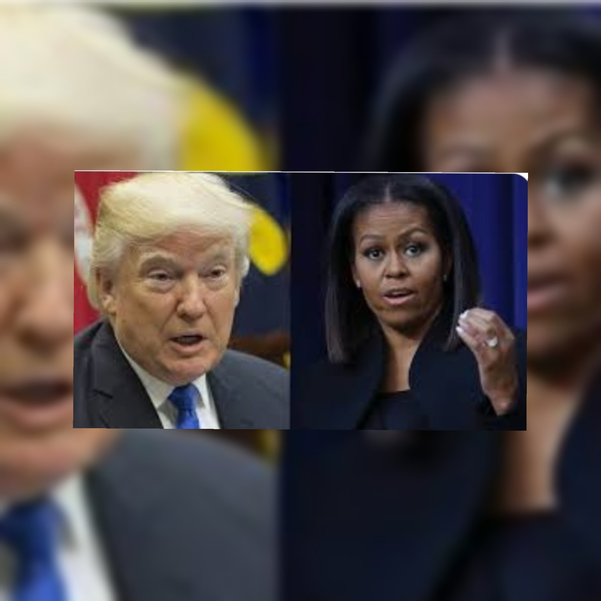 حرب تصريحات بين ميشيل اوباما ودونالد ترامب والسبب الإنتخابات الرئاسية