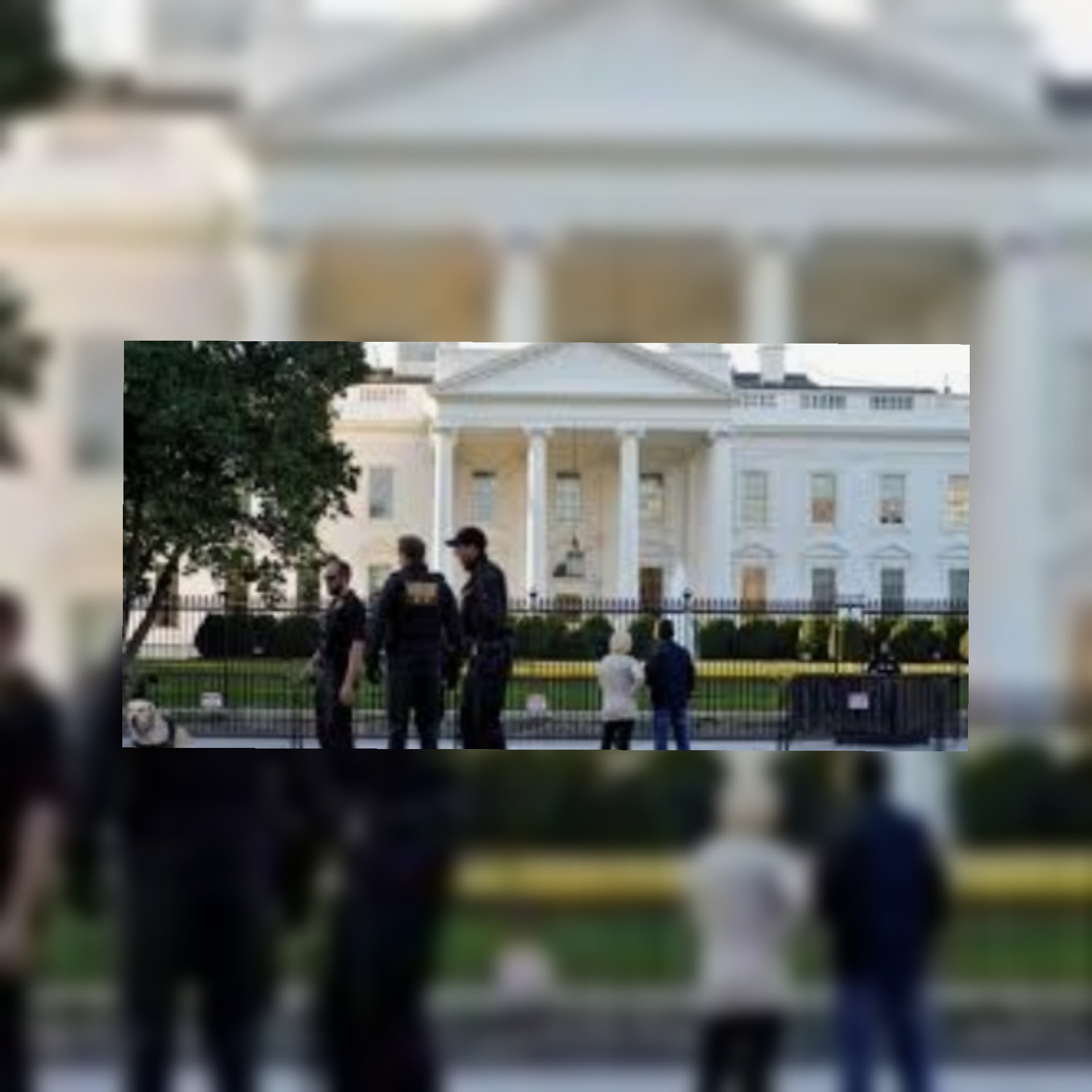 بالفيديو اطلاق نار بالقرب من الابيض سبب هروب ترامب