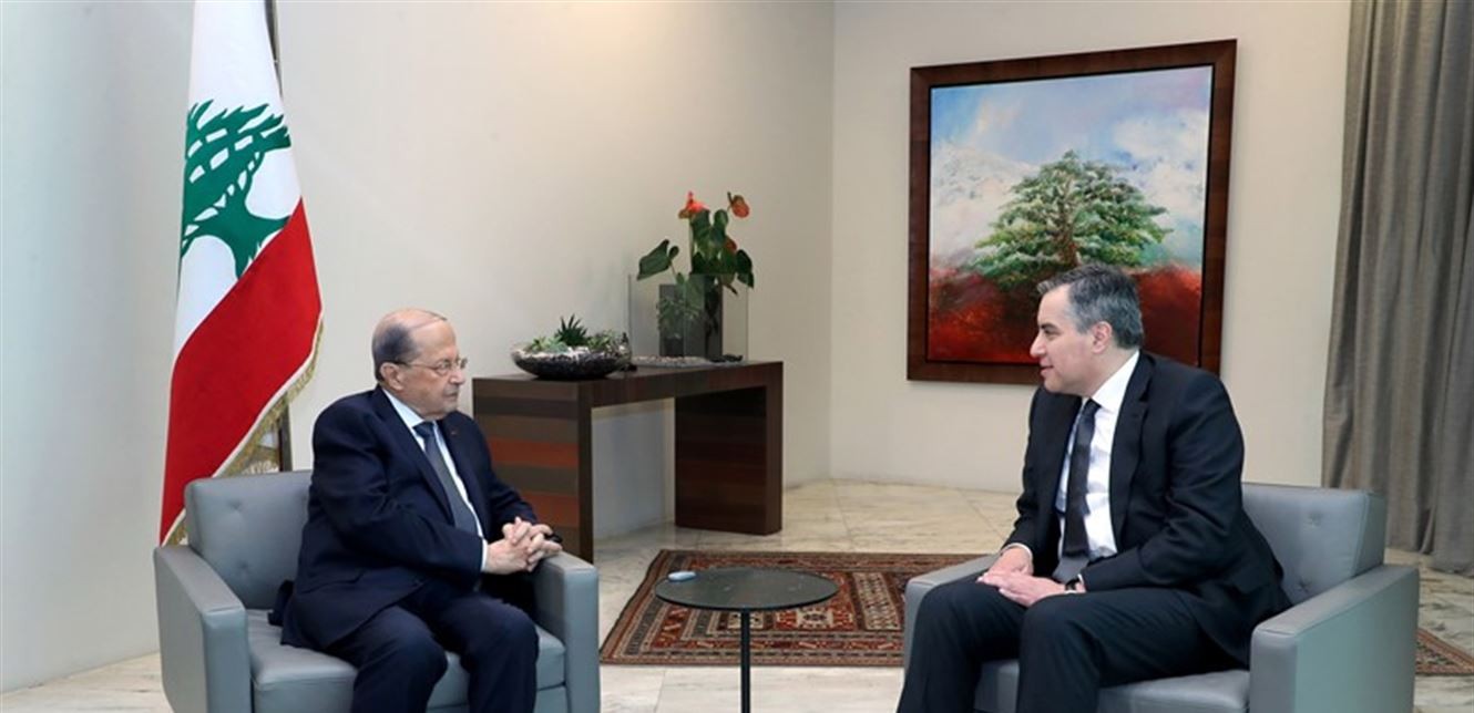 أعلن التريث بتشكيل الحكومة...هذا ما كشفه أديب بعد لقائه عون