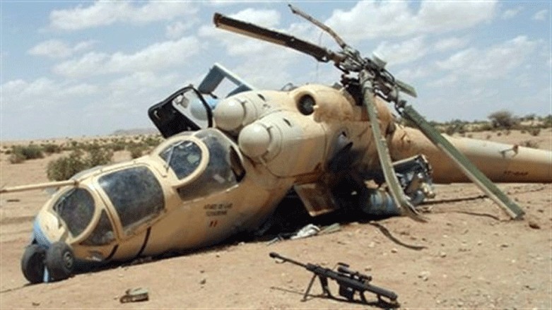 تحطم مروحية عراقية جنوب بغداد