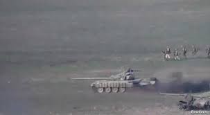 بالفيديو: لقطات ترصد تراجع القوات الأذربيجانية من قرة باغ