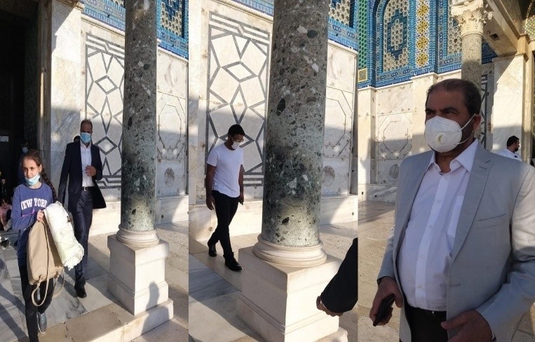 بالفيديو إمارتيون بالأقصى.. بعد أن وصفوهم بالكلاب والقمامة, المقادسة طردوهم