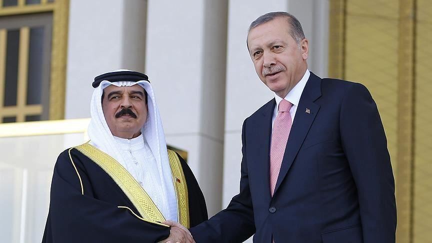 اتصال هاتفي مفاحئ بين ارروغان وملك البحرين