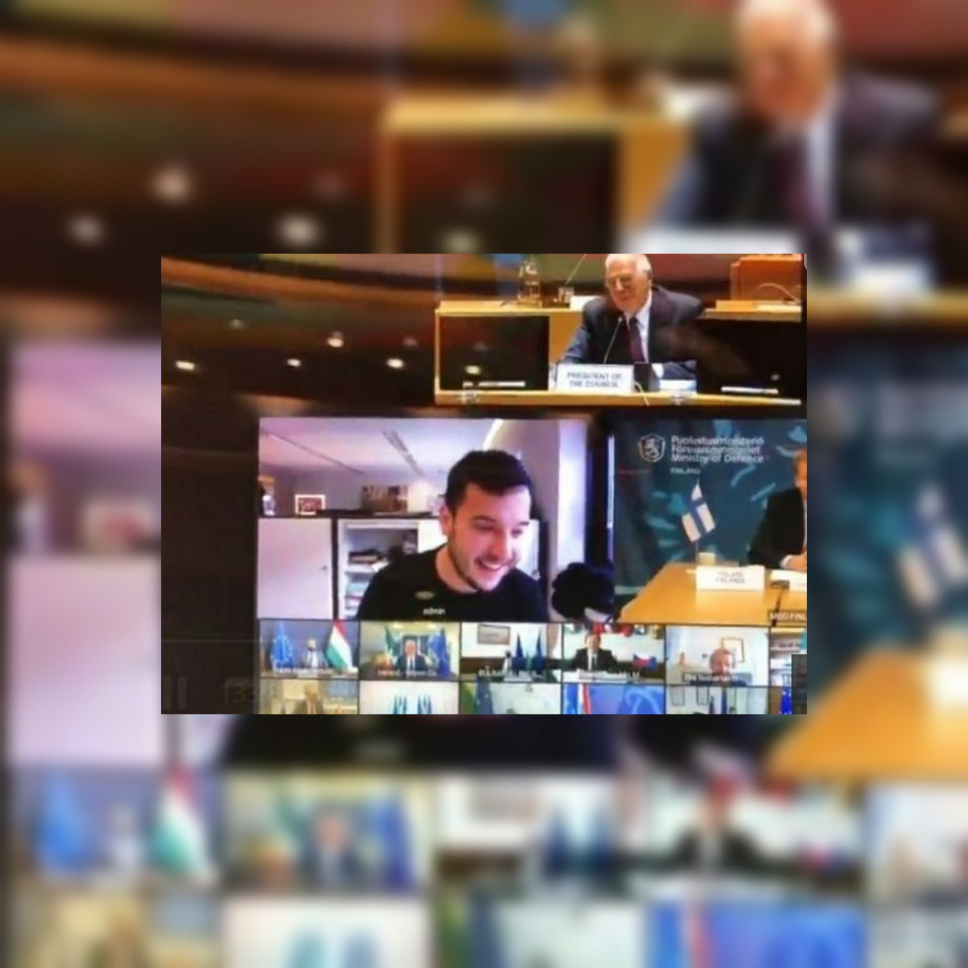 صحفي هولندي يتمكن من اقتحام اجتماع مغلق عبر الفيديو لوزراء الدفاع بالاتحاد الأوروبي