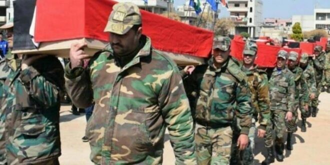 شهداء في صفوف الجيش السوري بكمين إرهابي في البادية