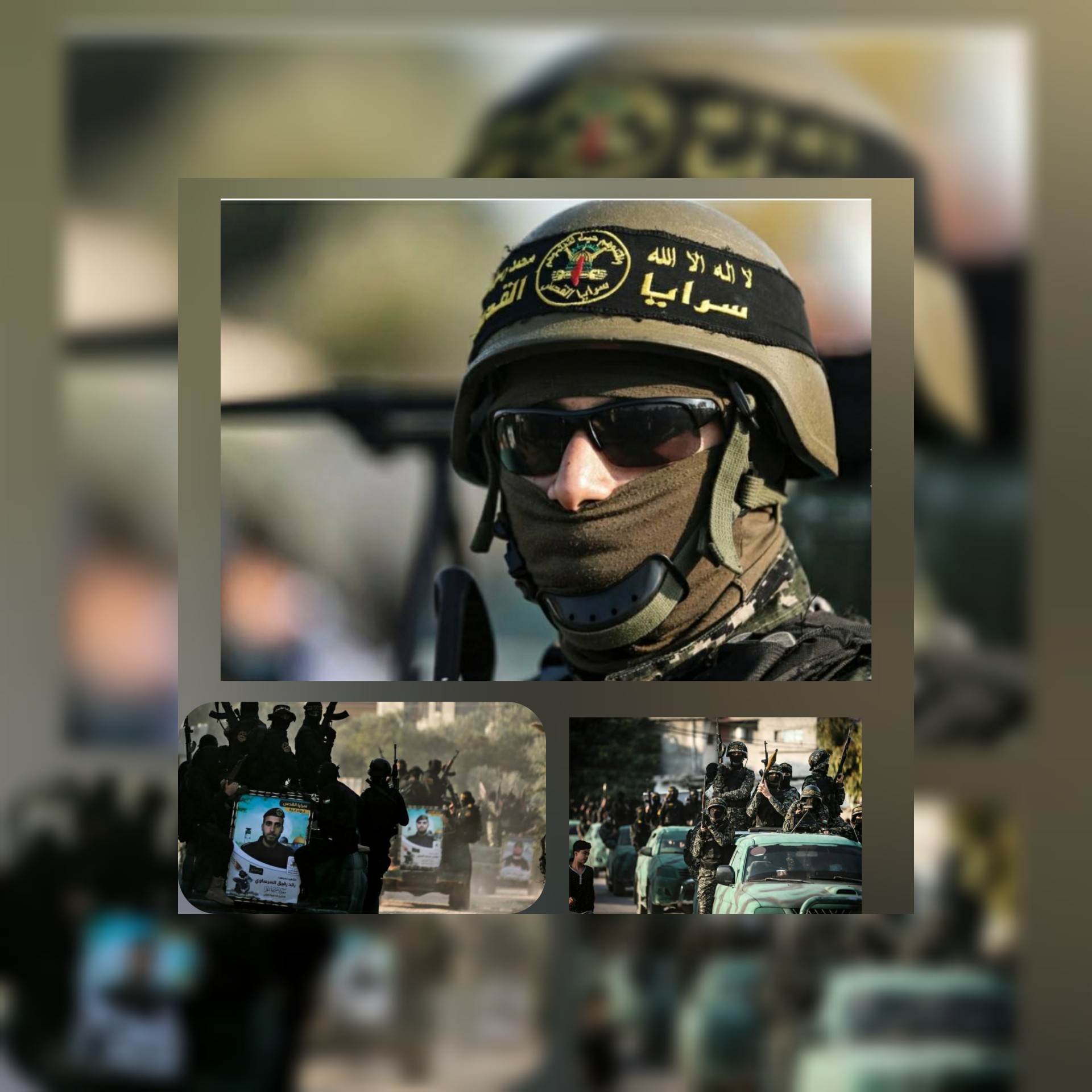 بالصور موقع إضاءات ينشر صورا للعرض العسكري لسرايا القدس والبيان الصحفي بمناسبة مرور عام على إغتيال القائد بهاء أبو العطا