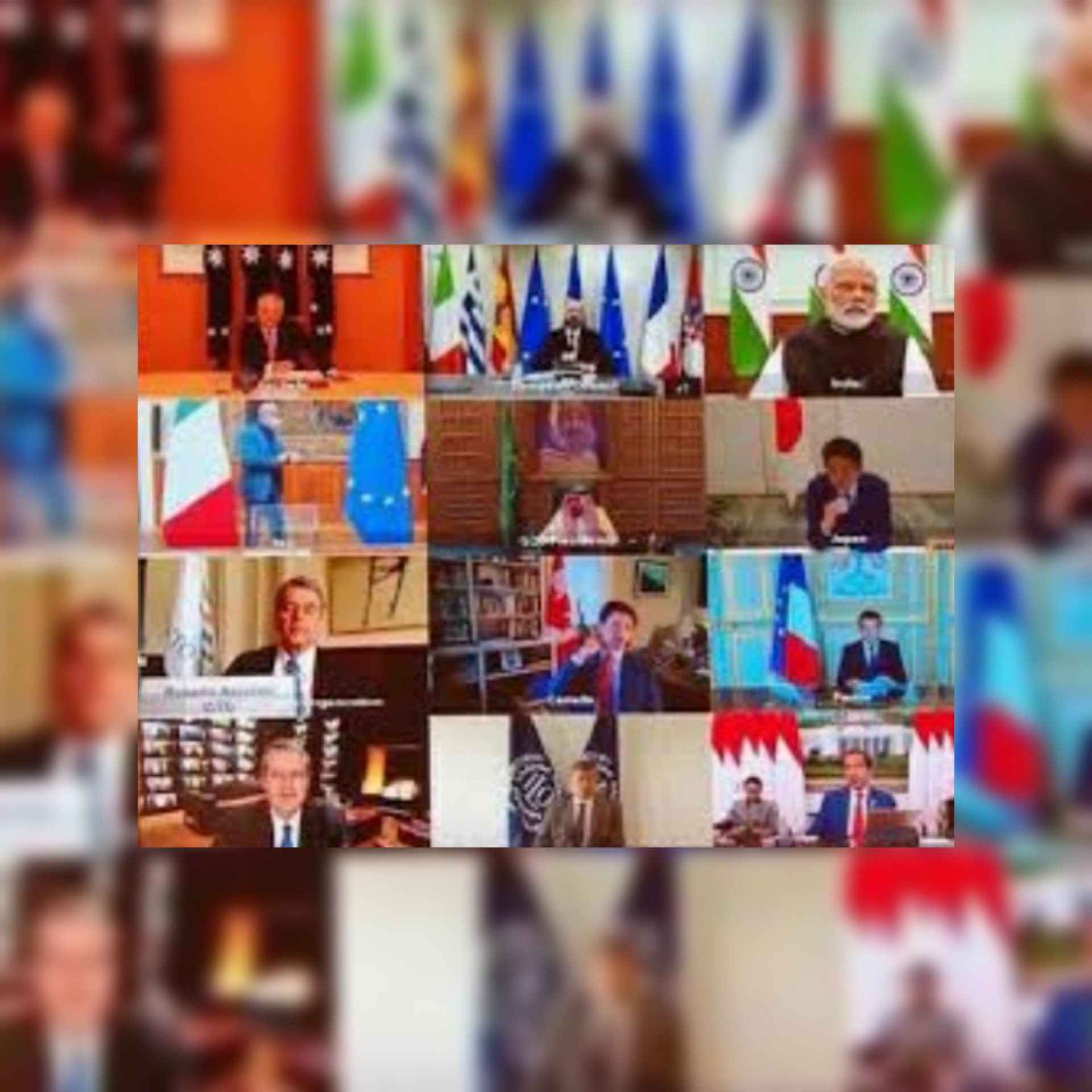 إضاءات على قمة مجموعة  العشرين الإفتراضية  وأهم اللقطات والطرائف