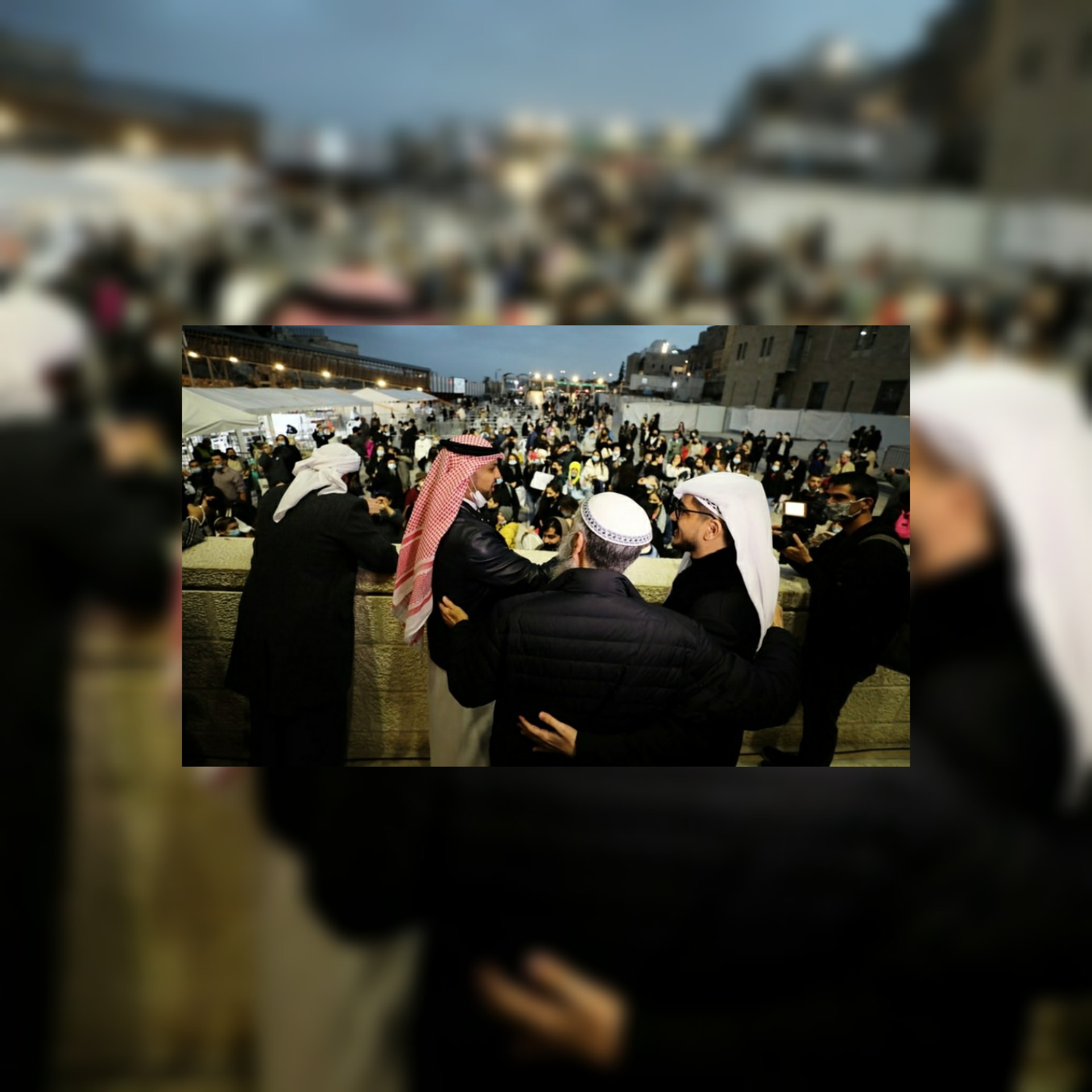 بالصور والفيديو التطبيع العربي الإسرائيلي والإحتفال بأعياد العدو في القدس المحتلة