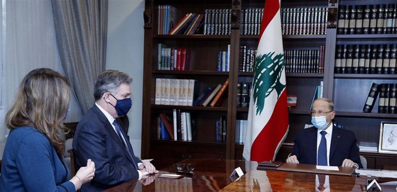 عون يلتقي ديروشيه...وهذا ما قاله بشأن ترسيم الحدود