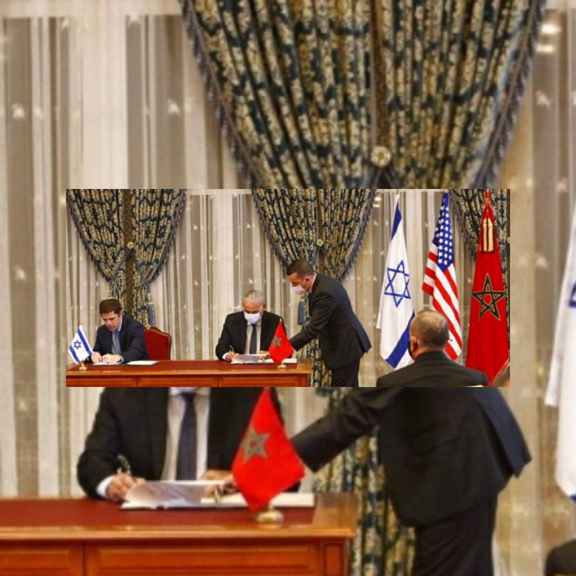 المغرب والكيان الإسرائيلي و توقيع أول اتفاق اقتصادي بعد التطبيع