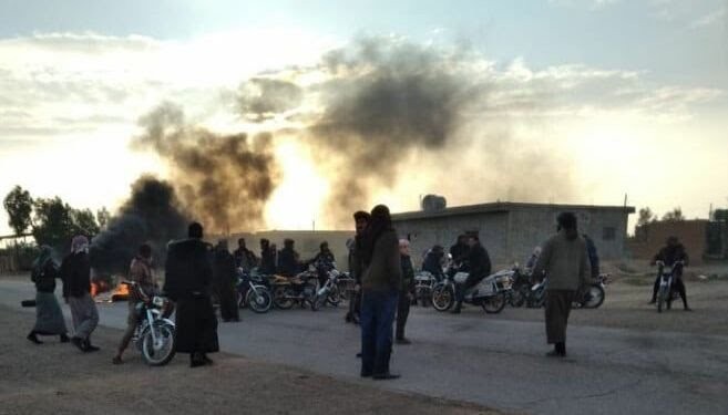 دير الزور...احتجاجات متواصلة..وتهديد بالتصعيد ضد الاحتلال الأمريكي
