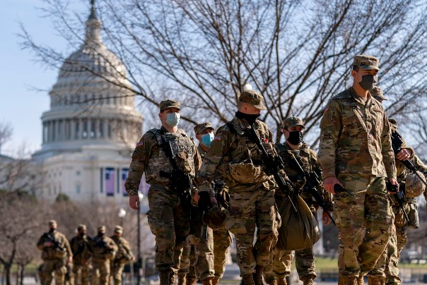 ثكنة عسكرية..هكذا تبدو واشنطن قبيل تسلم بايدن الرئاسة/فيديو/