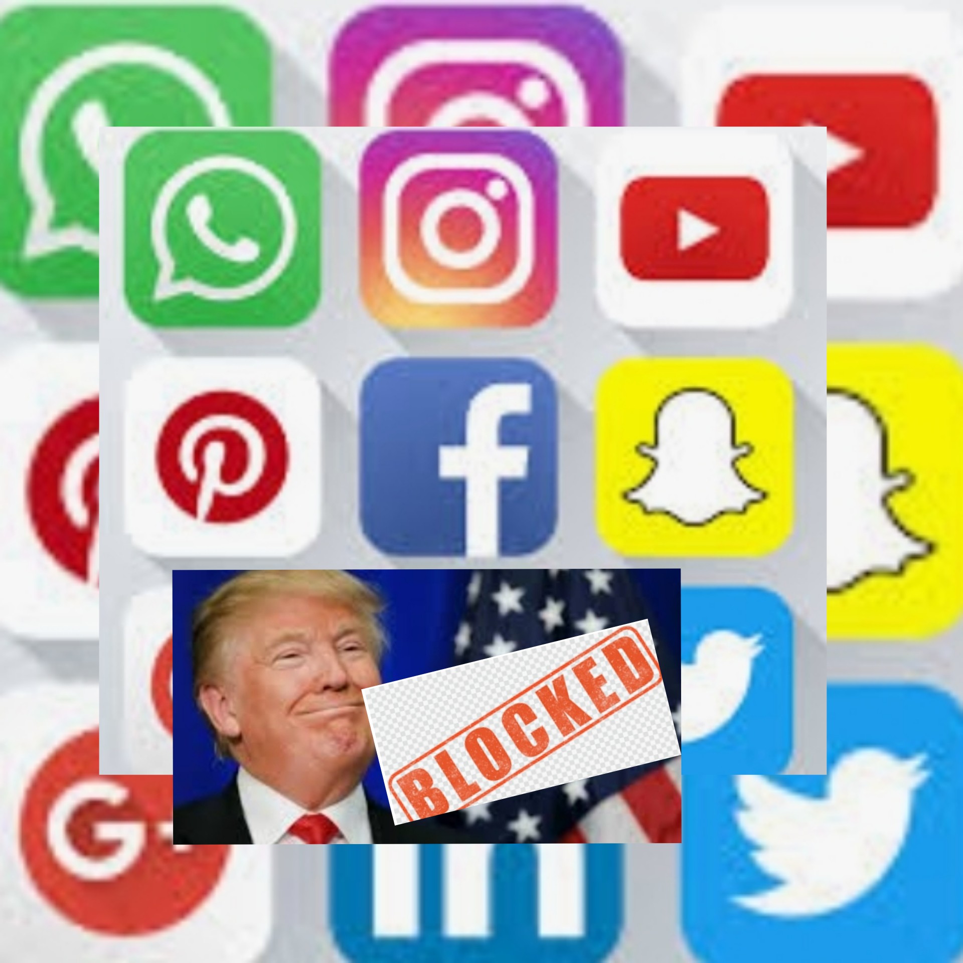 أهم مواقع التواصل الإجتماعي تحجب صفحات ترامب لفترة من الزمن  