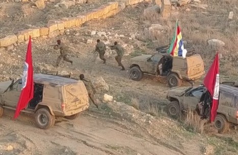 بالفيديو : جنبلاط ينتقد سلاح حزب الله ويطلق مناورات لمسلحيه في لبنان..