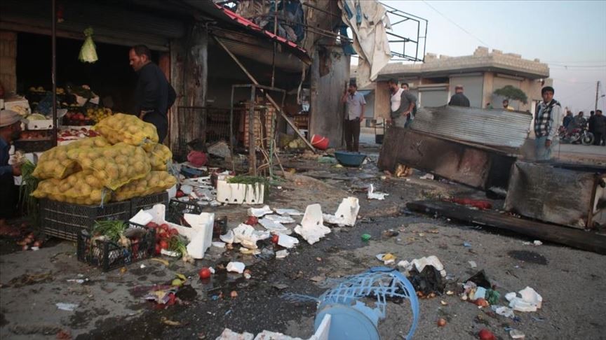 انتحاري يفجر نفسه وسط تل أبيض بريف الرقة شمال سوريا