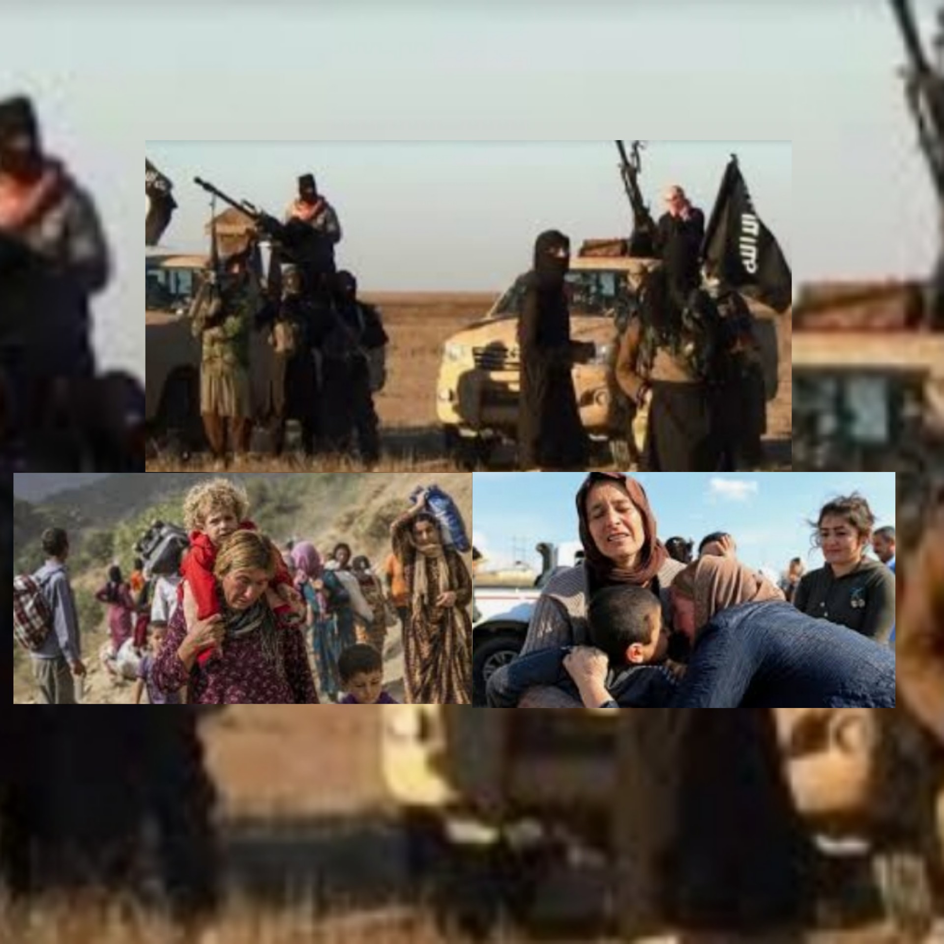 بعد 7 سنوات شاب يزيدي ناج يدفن رفات والده ضحية داعش بالعراق ويتحدث عن تجربته المريرة مع التنظيم الإرهابي 