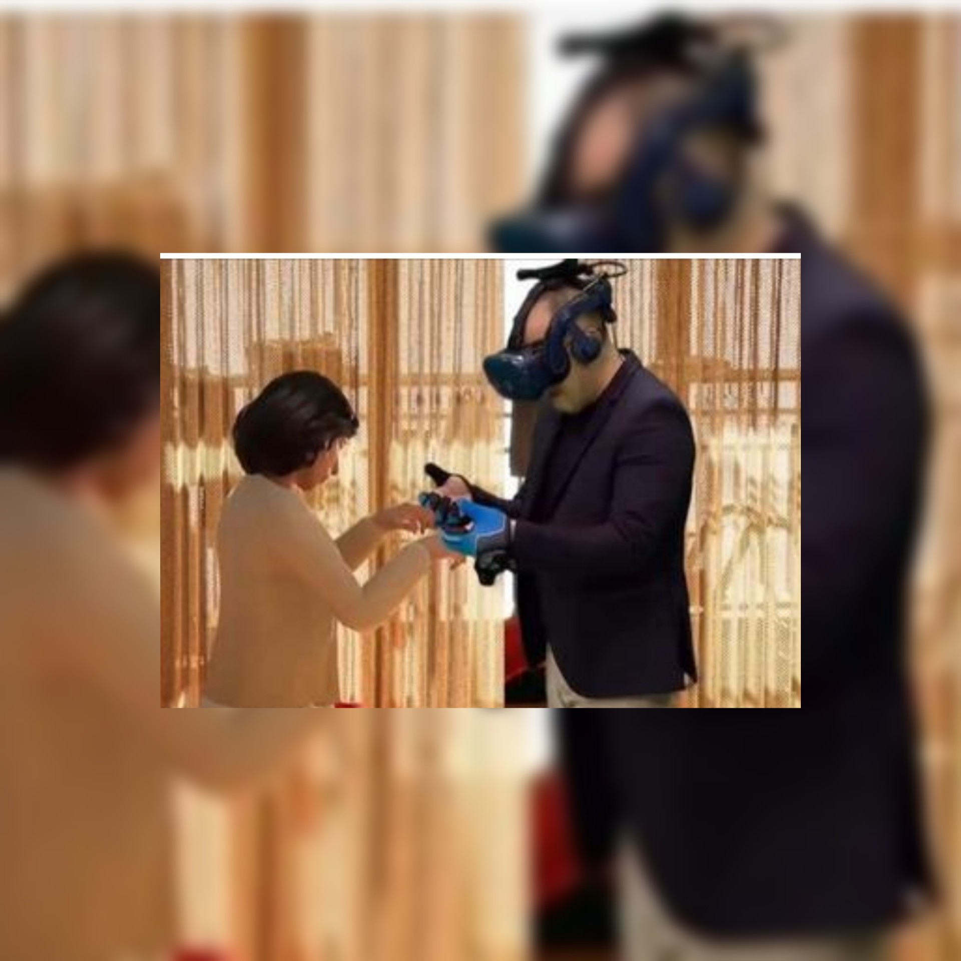 فيديو لقاء زوج كوري  بزوجته المتوفاه بتقنية الواقع الإفتراضي  يحصد تعاطف الملايين حول العالم 