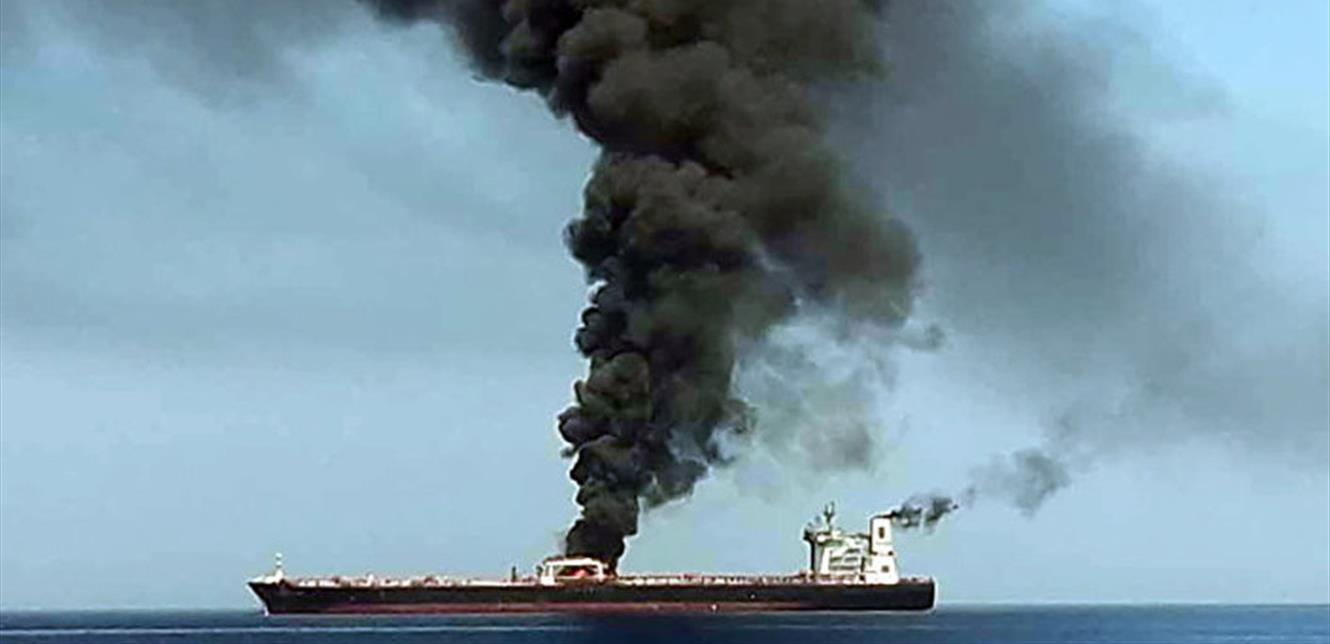 رسالة إيرانية للأمم المتّحدة بشأن الهجوم على السفينة الإسرائيلية في خليج عمان