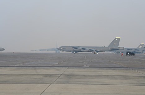 دورية جديدة لقاذفتين أمريكيتين بأجواء الشرق الأوسط