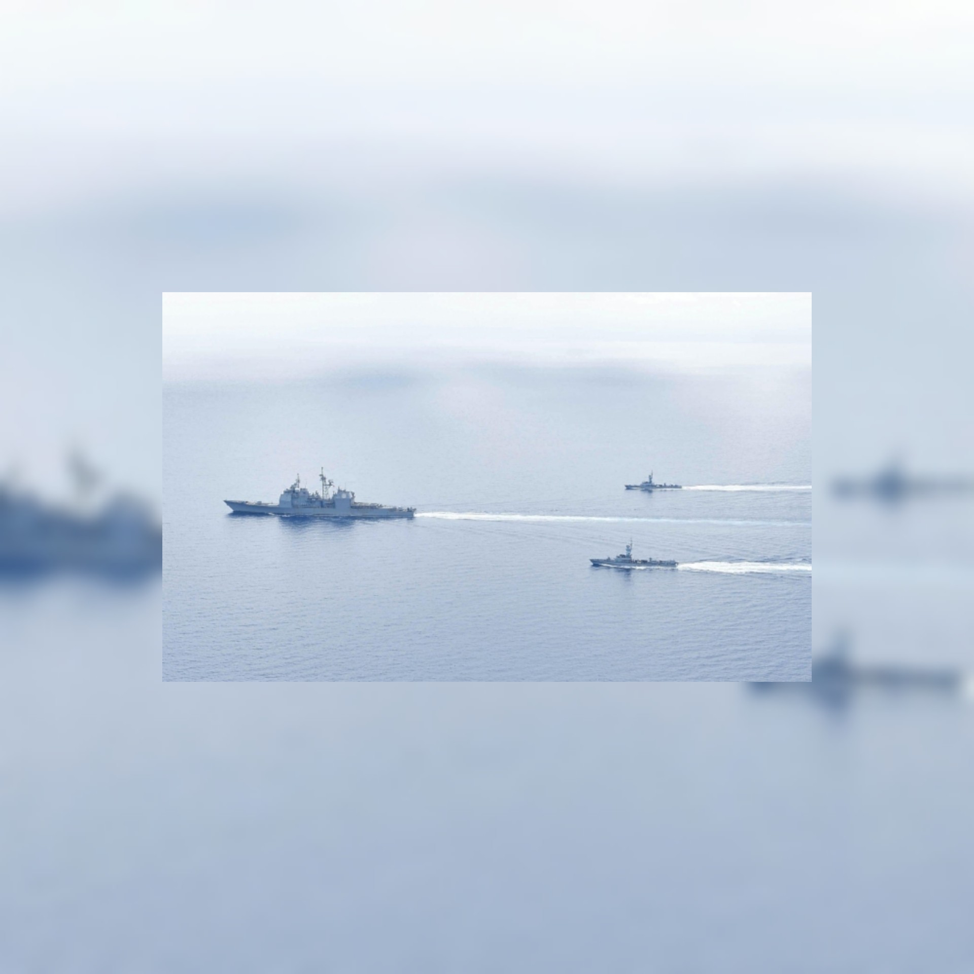 دورية أمنية لسلاح البحرية الإسرائيلي والأسطول السادس لسلاح البحرية الأميركي في شرق البحر الأبيض المتوسط