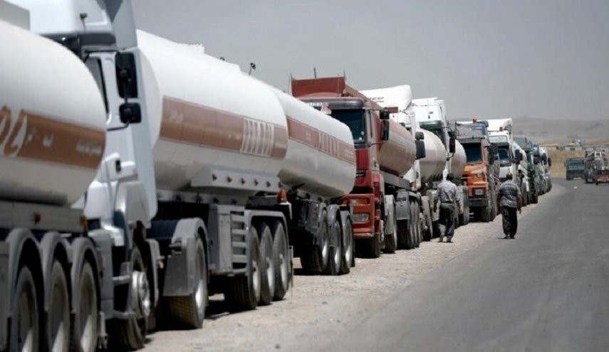 صهاريج محروقات ايرانية في طريقها إلى لبنان عبر العراق