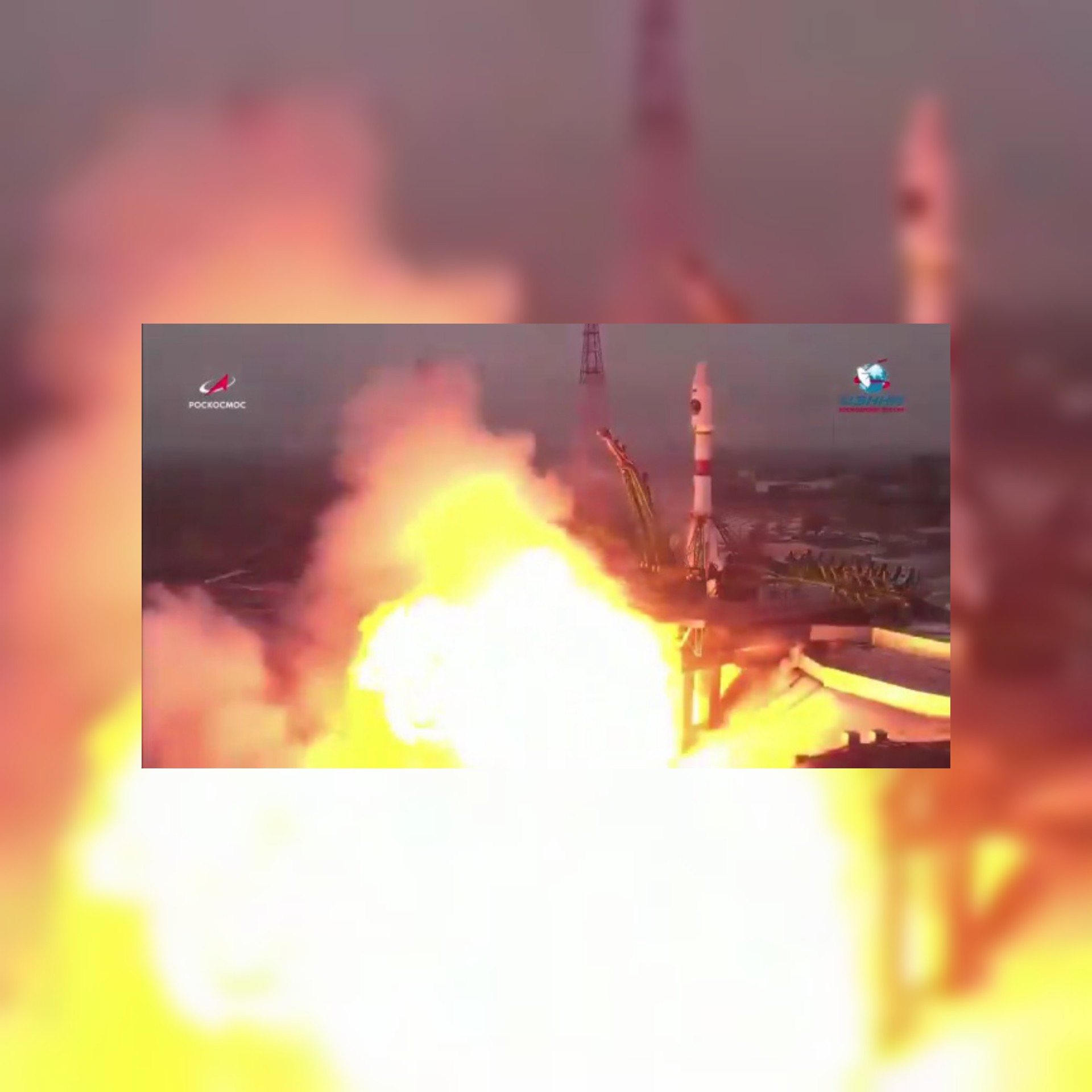 بالفيديووالصور: روسيا تطلق قمرها الفضائي 