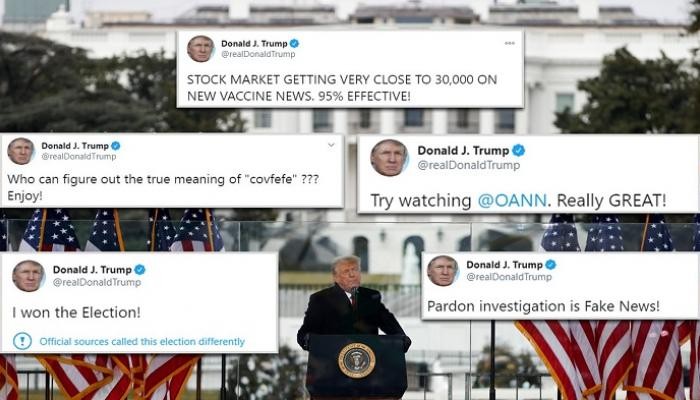 تويتر يرفض إعادة نشر تغريدات ترامب القديمة