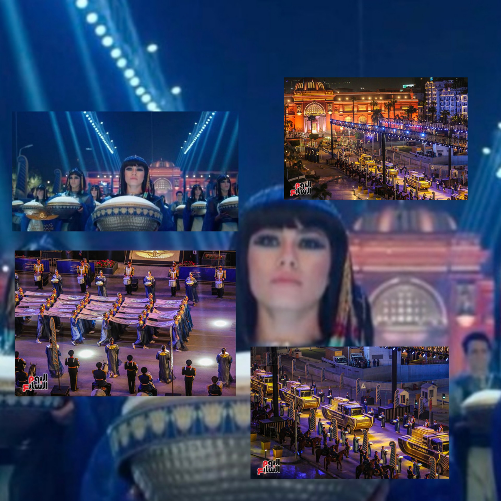 شاهد مصر تبهر العالم بالرحلة الذهبية.. استقبال رسمي  للمومياوات الملكية  افتتاحات مهمة فى الفترة المقبلة.. وانتهاء تجهيز متحف عواصم مصر