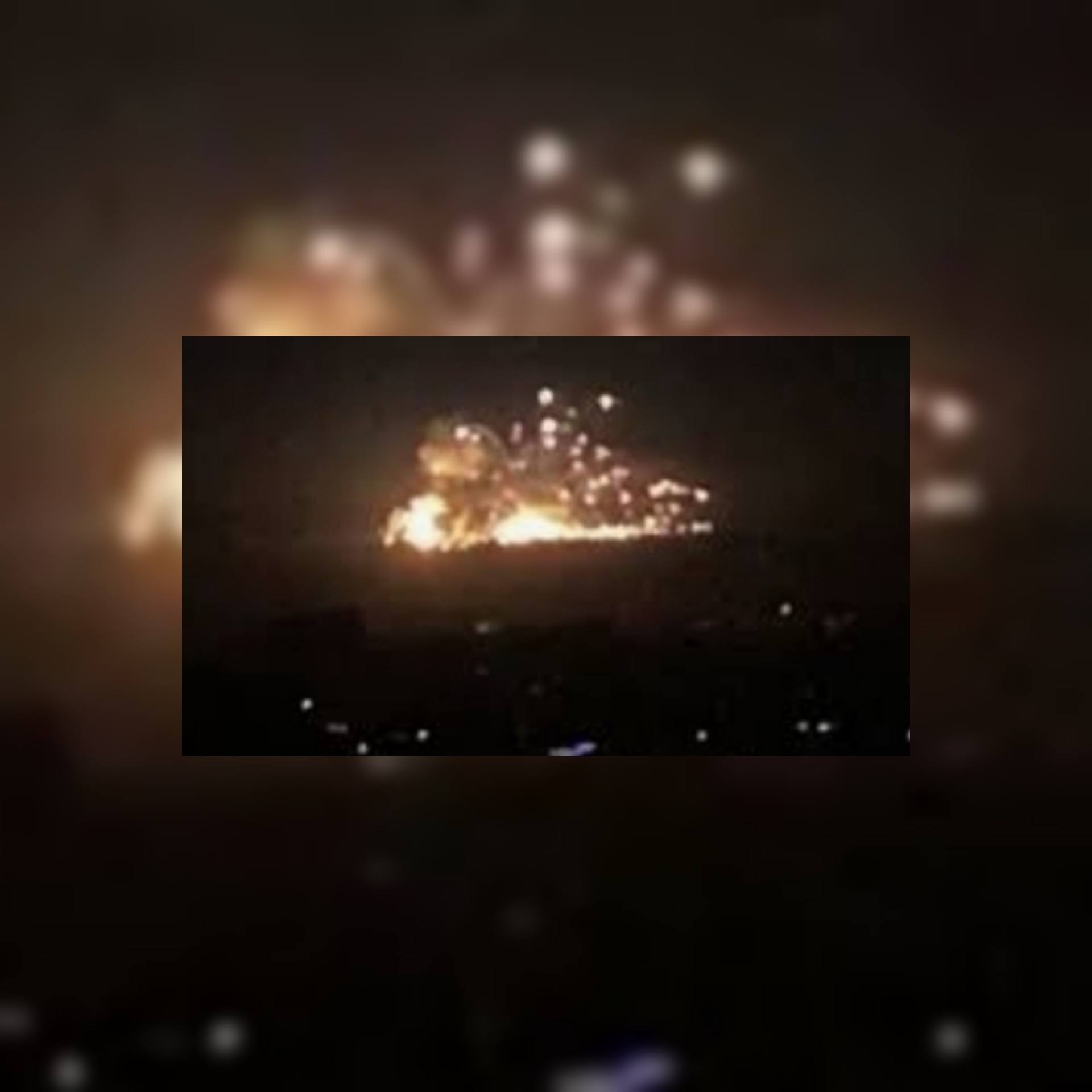 عدوان إسرائيلي على محيط دمشق