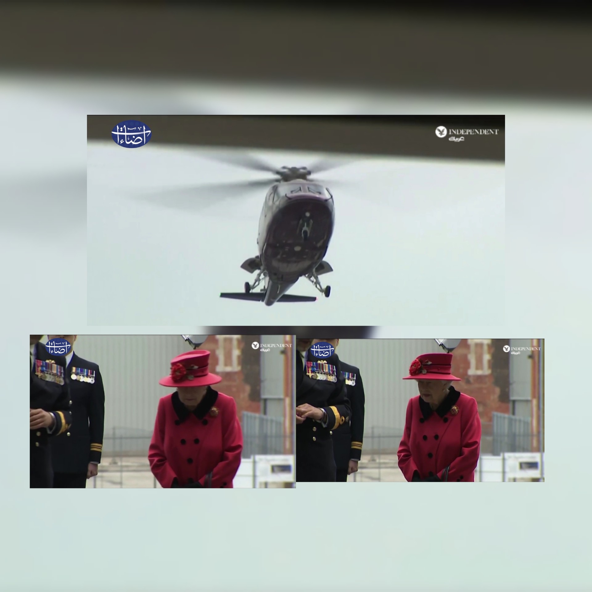 بالفيديو / ملكة بريطانيا تتفقد حاملة طائرات تحمل اسمها قبل أن تنطلق في رحلتها الأولى إلى المياه الآسيوية