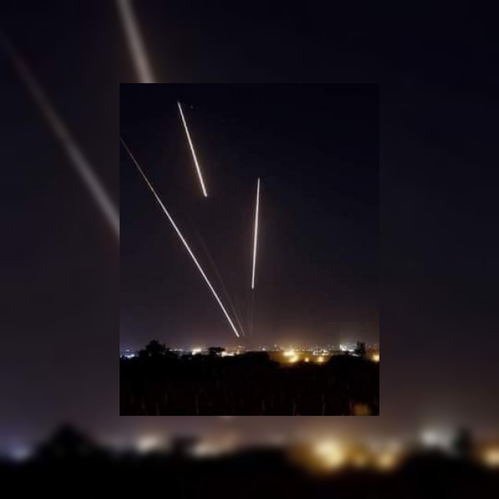 بالفيديو /:رشقة صاروخية من قطاع غزة صوب عسقلان