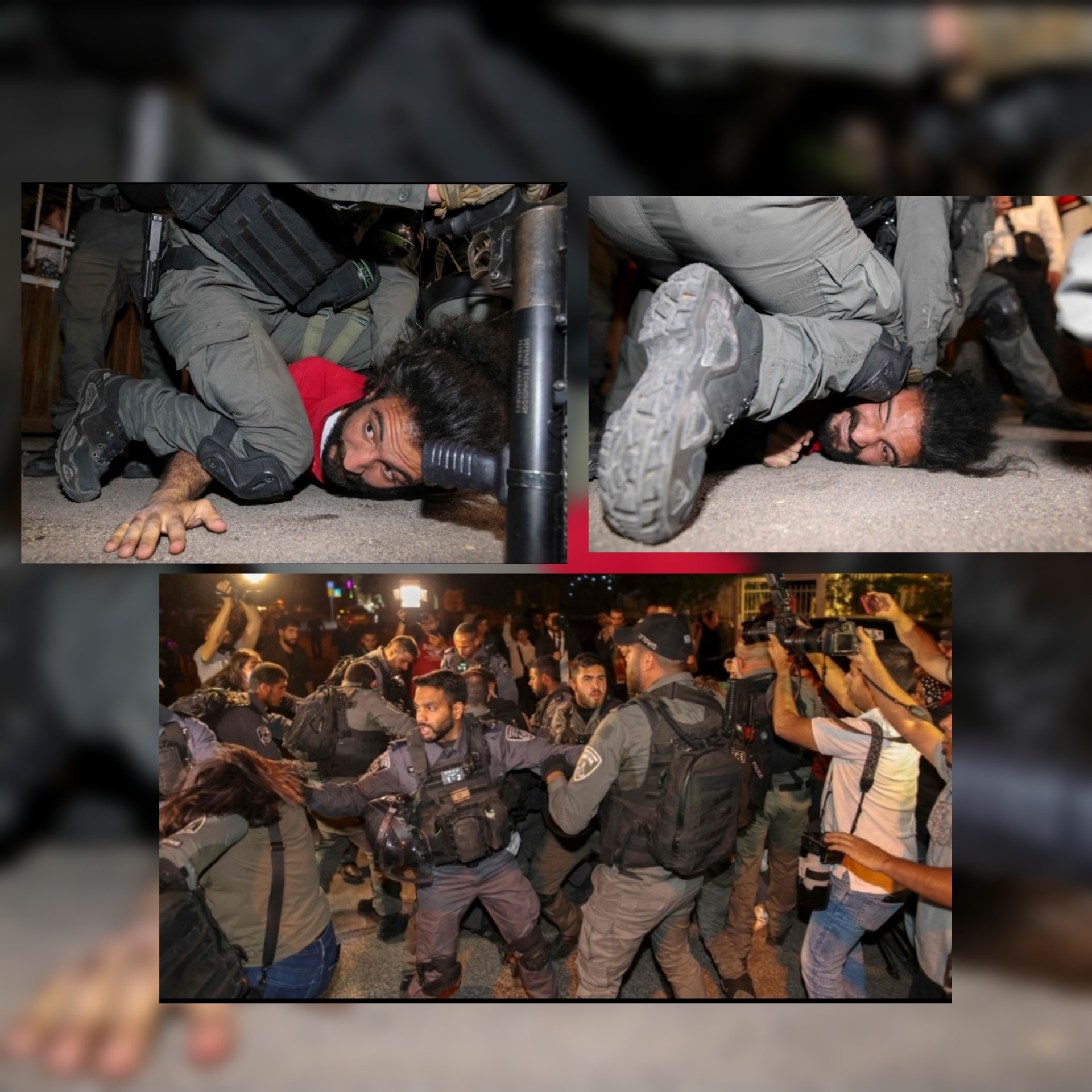 بالفيديو والصور / الاحتلال الإسرائيلي يحاصر الشيخ جرّاح ويعتدي بوحشية على الفلسطينيين والمقاومة الفلسطينية  تهدّد