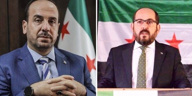 عراك بالأيدي بين رئيس الائتلاف المعارض ورئيس الحكومة المؤقتة المعارضة